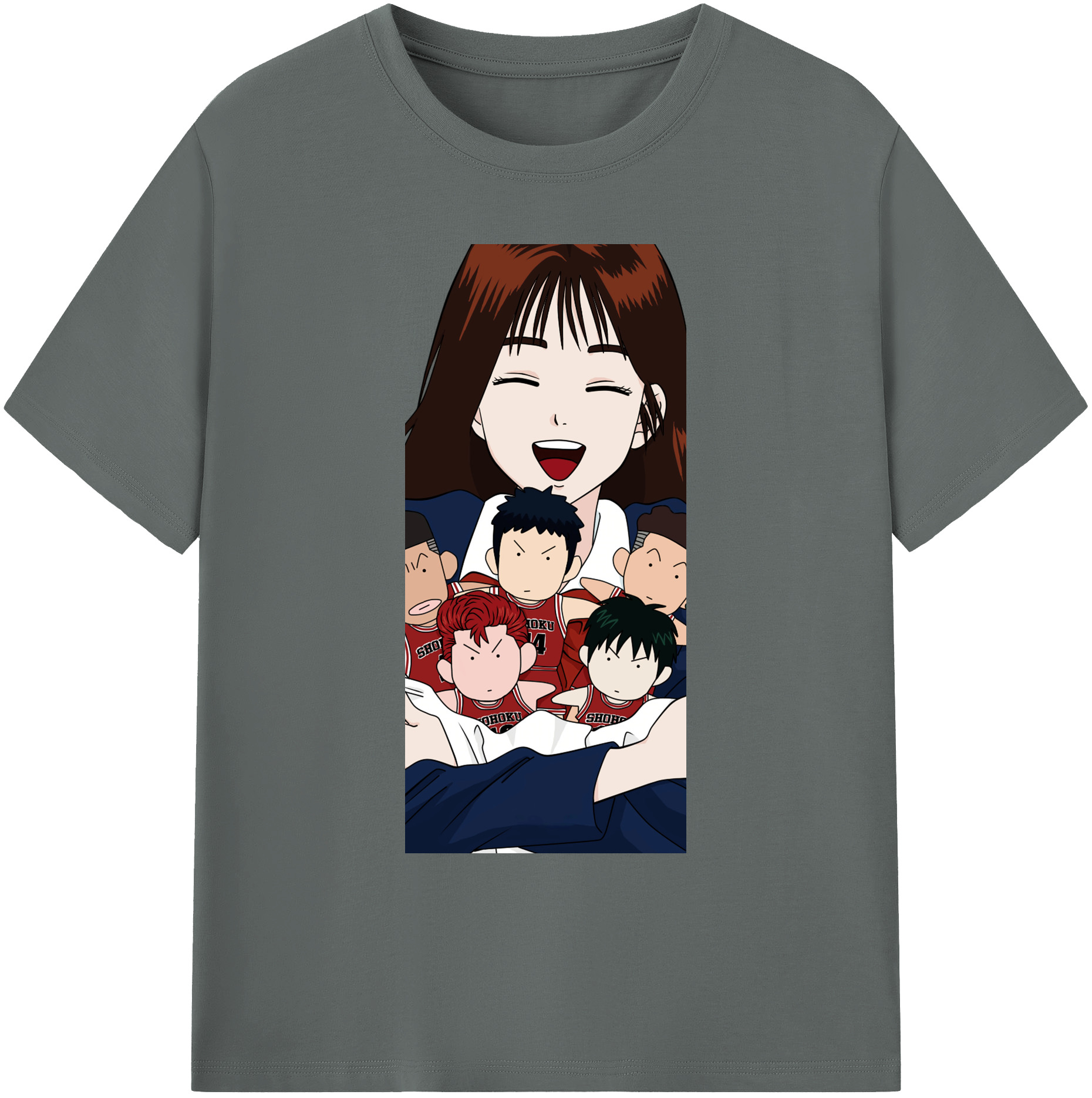 （画像用） SLAM DUNK／スラムダンク 綿100％ メンズ半袖Tシャツ｜肌触りやわらか＆通気性